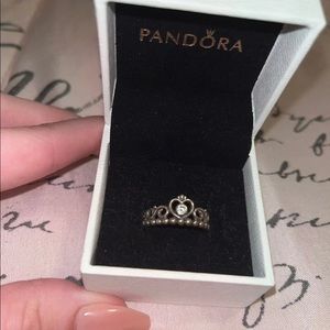 Pandora Princess Tiara Crown Ring